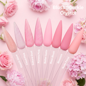 Poudre acrylique EMA rose lisse de haute qualité prête à être expédiée, sans effet marbré, 10 ml, 1 oz, 2 oz, ensemble de poudre acrylique onctueuse - Product Image 3