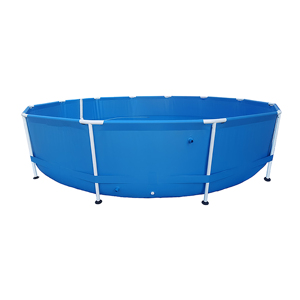 Portable 500L PVC Bâche Cadre Métallique <span class=keywords><strong>Piscine</strong></span> Petit Acier Rond <span class=keywords><strong>pour</strong></span> Enfants À L'extérieur avec Filtre <span class=keywords><strong>Pompe</strong></span> Gonflable - Product Image 1