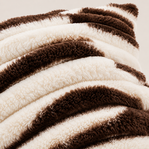 Fodera per cuscino quadrata in pelliccia sintetica a pelo lungo con tecnica batik e strisce geometriche, personalizzata, per divano, letto, <span class=keywords><strong>testiera</strong></span> e cuscino di supporto - Product Image 5