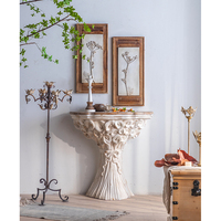 Table de gâteau de Console en bois de nouveau design vintage 2025 pour la décoration de fête de mariage