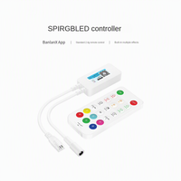 Contrôleur de musique LED Pixel 3CH SPI RGB avec application, télécommande RF 2.4G, effets dynamiques et minuterie, accessoires d'éclairage de scène