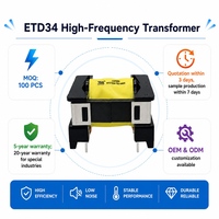 Convertisseur de puissance 800V vers 48V, transformateur haute fréquence pour centre de données UPS, transformateur d'alimentation pour serveur ETD34
