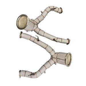 JTLD-protector térmico de alto flujo para escape de carreras, tubos de bajada Catted para <span class=keywords><strong>Audi</strong></span> <span class=keywords><strong>A7</strong></span> C8 3,0 - Product Image 1