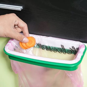 High Quality Portable Hanging Trash <strong>Bin</strong>, Space Saving Plastic Garbage Bag Storage <strong>Rack</strong> - Product Image 5