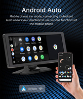 Reproductor Multimedia para Auto BQCC Universal con Pantalla HD de 10.26'' 2.5D, Asistente de IA, Carplay/Android Inalámbrico, DVR y Asistencia de Reversa