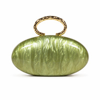 Nouvelle Pochette de Soirée de Luxe avec Chaîne en Acrylique, Sac à Main pour Femme Fait Main Motif Coquillage en Paille, Sac de Fête Élégant de Haute Qualité