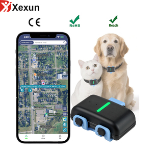 Tùy chỉnh P01 tần số kép IP68 nhỏ <span class=keywords><strong>GPS</strong></span> <span class=keywords><strong>Tracker</strong></span> cổ áo chó theo dõi vật nuôi thể thao giám sát mini <span class=keywords><strong>GPS</strong></span> vật nuôi mèo với API - Product Image 1