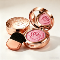 Stick crème illuminant Hojo de qualité supérieure, haute pigmentation, pour les joues, le corps et le visage, avec logo personnalisé, rose éclatant