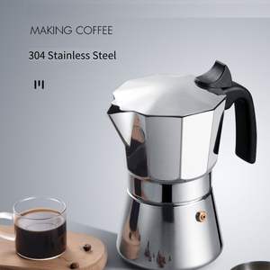 Olla fácil <span class=keywords><strong>de</strong></span> operar y <span class=keywords><strong>de</strong></span> limpieza rápida, 3 tazas, <span class=keywords><strong>cafetera</strong></span> Moka, <span class=keywords><strong>cafetera</strong></span> italiana Espresso <span class=keywords><strong>de</strong></span> aluminio <span class=keywords><strong>Greca</strong></span> Moka - Product Image 4