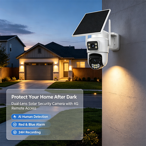Caméra solaire Wistino AOV avec carte SIM 4G, détection de mouvement, enregistrement continu, surveillance en ligne 24h/24, étanche IP66 - Product Image 6