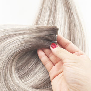 SHE vendeurs de cheveux alignés sur les cuticules indiennes brutes Meches Hair 100% Cheveux Naturelle Genius Weft New Hair Weft Balayage - Product Image 2