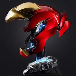 BAHE Personalizado Nuevo Casco Electrónico <span class=keywords><strong>de</strong></span> Iron Man Superhéroe <span class=keywords><strong>de</strong></span> Marvel para Cosplay <span class=keywords><strong>de</strong></span> <span class=keywords><strong>Halloween</strong></span>, Escala 1:1 con Control por Voz - Product Image 4
