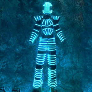 Costume Robot de danse sur scène LED, ensemble de performance, Costumes lumineux, différentes formes, <span class=keywords><strong>David</strong></span> <span class=keywords><strong>Guetta</strong></span>, kryophone - Product Image 4