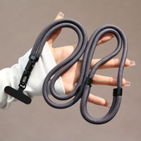 Lanière de téléphone portable bandoulière de luxe universelle réglable pour vente en gros, support de téléphone portable à porter en bandoulière ou autour du cou, chaîne de fixation