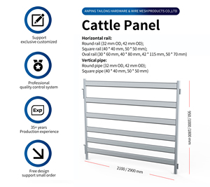 Valla Virtual Personalizada de 2.1*1.9m para Contención de Ganado con Malla de Panel Duradera para Gestión de Ranchos - Product Image 3