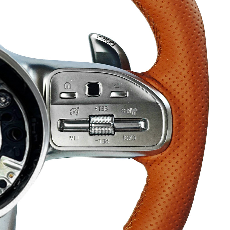 Classic Peach Wooden Car Steering Wheel (Mercedes-Benz Fitment), photo 6