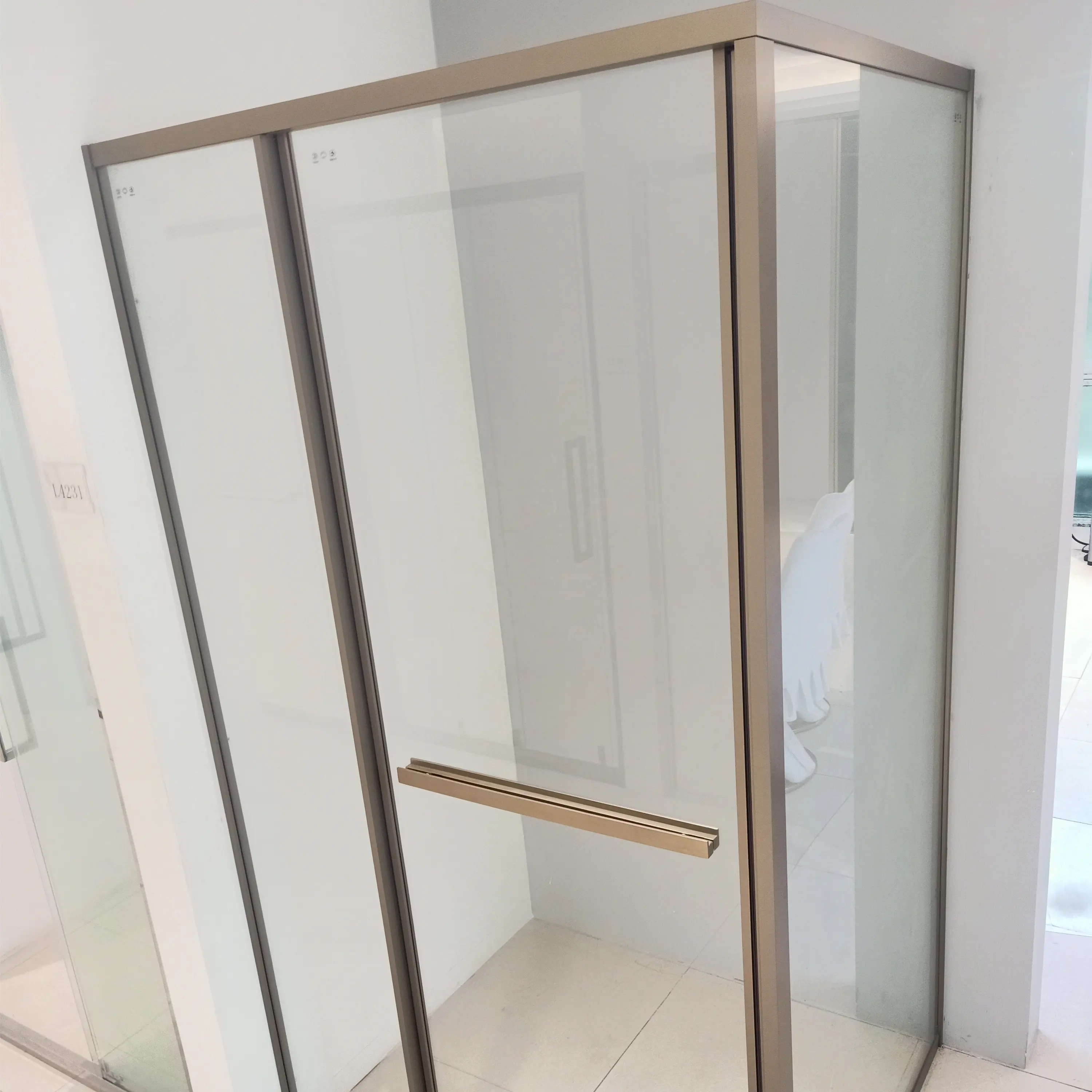 square shower room sliding door frame folding door accessories