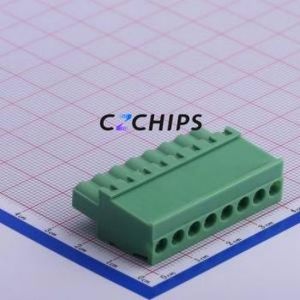 KF2EDGKA-5.0-8P Plug-in Terminal Block P=5mm Connector ( Connector Type: Plug )( Construction: 1x8P )( Pitch: 5mm ) - Product Image 2