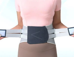 Fitness Transpirable Deportes Soporte de cintura <span class=keywords><strong>Faja</strong></span> de soporte de energía <span class=keywords><strong>para</strong></span> hombres Soporte de cinturón de acero de doble presión - Product Image 6