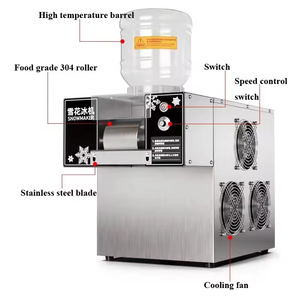 Commercial Automated Table Top Snowflake Machine 4 Flavors Yogurt Soft Serve Ice Machine - Product Image 2