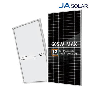 แผงโซลาร์เซลล์ JA605w แบบสองหน้า คุณภาพสูง สำหรับไฟฟ้าบ้าน ชุดพลังงานแสงอาทิตย์สำหรับบ้าน - Product Image 4