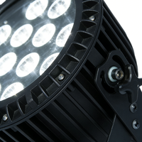 Projecteur LED professionnel en aluminium pour scène, IP65, étanche en extérieur, RGBW 4-en-1, lumières disco colorées DMX