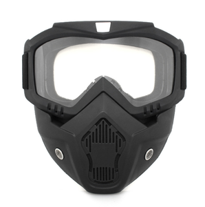 Lunettes de motocross modernes en silicone Darklight, coupe-vent, protection UV, tout-terrain - Product Image 2