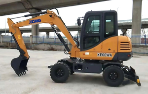 XCMG ufficiale XE60WA 2019 anno 6 Ton Mini ruota escavatore in magazzino - Product Image 3