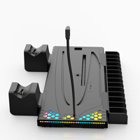 Station de refroidissement et de charge STK-DZ505 PS6 avec support de batterie, ports USB et boîte de protection