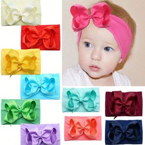 Minot European and American 4 Inch Children's Polyester Bow Hair Band <b>Bubble</b> Flower Headband L-2265 for Party & <b>Wedding</b> - Product Image 3