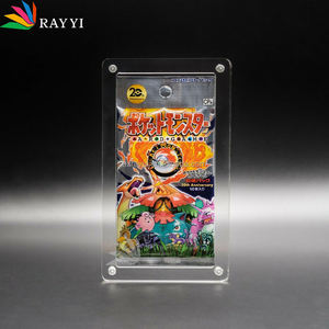 Boîte de rangement en plastique transparent en acrylique pour booster unique de cartes RAY YI Metazoo MTG Magic Yugioh Pokemon - Product Image 4