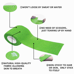 <span class=keywords><strong>Bandage</strong></span> cohésif OEM Bande auto-adhésive élastique <span class=keywords><strong>Bandage</strong></span> de gaze <span class=keywords><strong>Bandage</strong></span> adhésif respirant - Product Image 6