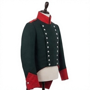 Abrigo de Invierno para Hombre, Estilo Vintage, Cuello Alto, 100% Lana, Resistente al Agua, Uniforme - Product Image 1