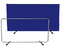 Venta Directa de Fábrica, Barrera de Tenis de Mesa Profesional, Portátil y Desmontable, con Logotipo Impreso, para Uso en Interiores