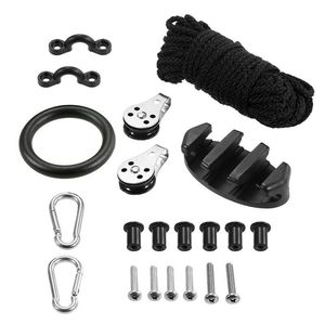 Kit de ancla para barco con cuerda, polea, abrazadera y tornillo para reparación y reemplazo de kayak - Product Image 4