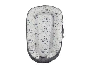 Nid de sommeil portable pour bébé, doux, respirant, respectueux de la peau, 100% coton, anti-roulement, avec fermeture éclair en mousse, bouton, bande velcro - Product Image 1