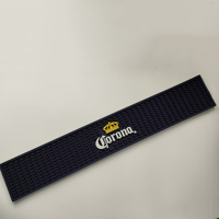 Tapete de Silicona para Barra - Resistente, Antideslizante, Ecológico, Negro, Certificado CE, Accesorios Profesionales para Barra, Diseño Moderno, para Hielo