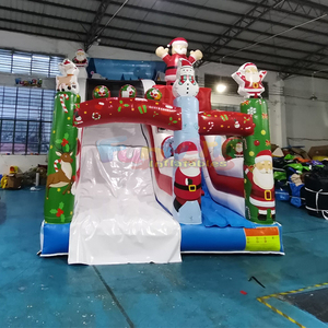 Giant <b>Inflatable</b> Bouncing Castle & Christmas Slide Commercial Grade PVC Material for Outdoor Use Home & Residential Adults - Product Image 3
