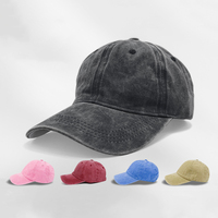 Gorra de Béisbol Clásica de Algodón Lavado, Estilo Urbano Moderno, Vintage, Lisa, Ajustable, Fabricación OEM Personalizada