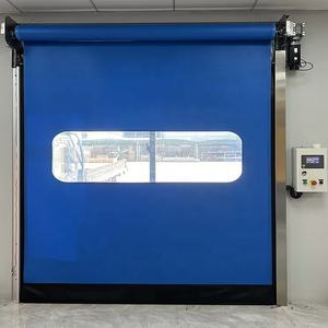 Porta automatica intelligente con isolamento termico e tenda in PVC antipolvere <span class=keywords><strong>porte</strong></span> ad alta velocità con tapparelle - Product Image 1
