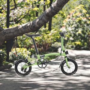 Vélo de ville pliable 3 vitesses pour étudiants et enfants, cadre en acier 14 pouces, jantes en alliage d'aluminium, léger, capacité de charge 150 kg, portable - Product Image 2
