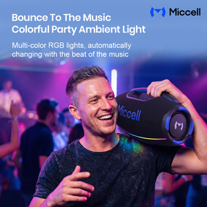 Haut-parleurs de musique Miccell en gros 170W, 18000mAh, longue autonomie, étanches IPX5 pour fêtes au bord de la <span class=keywords><strong>piscine</strong></span>, <span class=keywords><strong>camping</strong></span> - Product Image 6