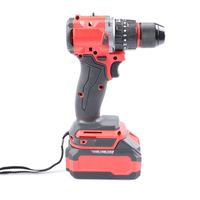 Perceuse-visseuse électrique sans fil rechargeable à moteur sans balais, avec jeu d'embouts, coffret en aluminium rigide, garantie OEM 1 an