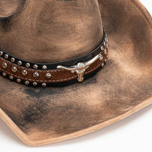 Chapeau de cowboy en daim classique pour femmes et hommes, vente chaude 2025, pour l'hiver, décontracté, style western, chapeau de jazz, festival, fête, mariage - Product Image 6