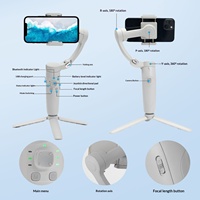 Nouveau stabilisateur portable M01 pour smartphone 3 axes – Anti-tremblement, suivi intelligent du visage, photographie et diffusion en direct