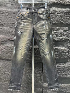Dropshipping products 2026 Baggy Rhinestone <b>Jeans</b> | Washed Streetwear Pants For <b>Men</b> Summer Winter Resale Business - Product Image 4