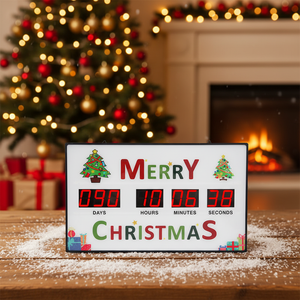 Reloj de Cuenta Regresiva Digital LED Multicolor Personalizado para Interiores CHEETIE CP04, Diseño Personalizado OEM, Impresión UV de Alta Resolución - Product Image 1