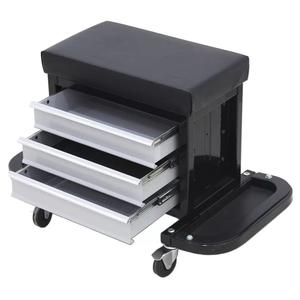 Gabinete Rodante Profesional de 3 Cajones <span class=keywords><strong>para</strong></span> Mecánicos, Personalización OEM, Almacenamiento de Herramientas de Reparación Automotriz, <span class=keywords><strong>Taller</strong></span> Móvil, 68cm - Product Image 3