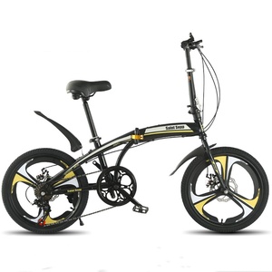 Alta qualidade 20 polegadas ultra leve dobrável velocidade variável liga de alumínio bicicleta Magnésio liga roda integrada - Product Image 3