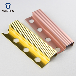 Vật Liệu Xây Dựng Giá Nhà Máy Đồ Trang Trí Viền Gạch Vàng Cạnh Góc Bằng Nhôm Kim Loại Mẫu Miễn Phí - Product Image 3